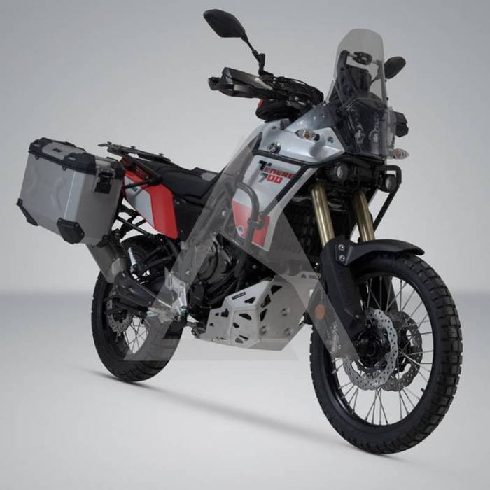 Maletas Laterales TRAX ADV Plata 45/45 Yamaha XT 660 Z Ténéré 07-16 SW-Motech