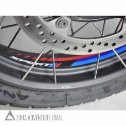 Kit Adhesivos Llantas Radios BMW R1200GS-R1250GS Negro/Sport - Uniracing vista lateral