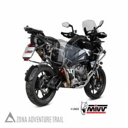 Escape MIVV Dakar Inox Nero Triumph Tiger 1200 22-