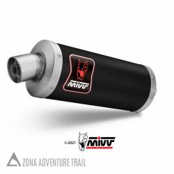 Escape MIVV Dakar Inox Nero Triumph Tiger 1200 22-