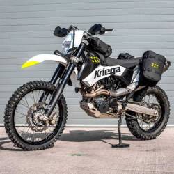 Soporte Overlander-S OS-Hell Plate Estriberas KTM 690 - Husqvarna 701 Kriega moto