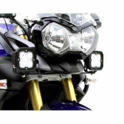 Soporte Faros Auxiliares Denali - Tiumph Tiger 800 lado