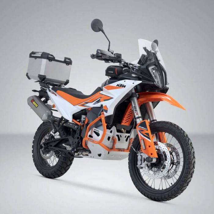 Kit topcase TRAX ADV Plateado KTM 890 Adventure - R