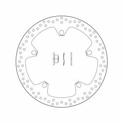 Disco de freno flotante serie oro Brembo BMW R Nine T 1200 Urban GS Esquema