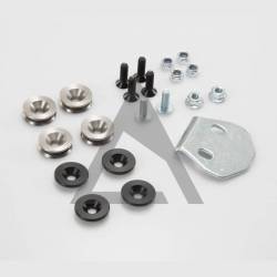 Kit topcase TRAX ADV Plateado BMW R 1300 GS 23- vista montaje