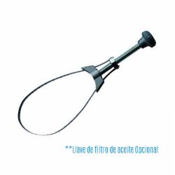 Llave de filtro de aceite opcional con el kit