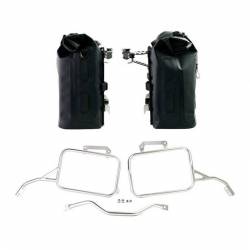 Bolsas laterales UN1T Khali plata Aprilia Tuareg 660 lateral