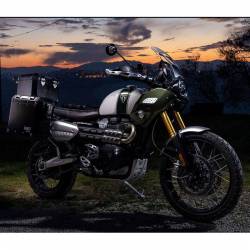 Baul UN1T Atlas 36L plata Triumph Scrambler 1200 moto2