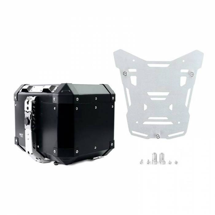 Baul UN1T Atlas 36L plata BMW R 1300 GS soporte OEM