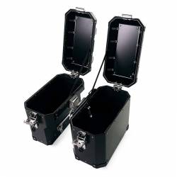 Maletas laterales UN1T Atlas 40+34L negro Ducati DesertX detalle1