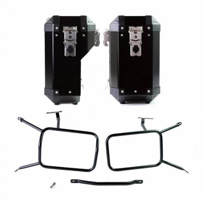 Maletas laterales UN1T Atlas 40+34L negro BMW R 1200 NineT Urban GS