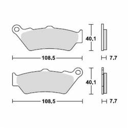 Pastillas Delanteras TRW Royal Enfield Himalayan 450 medidas
