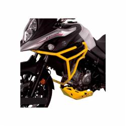 Defensas superiores Crosspro Suzuki DL 650 V-Strom y XT amarillo