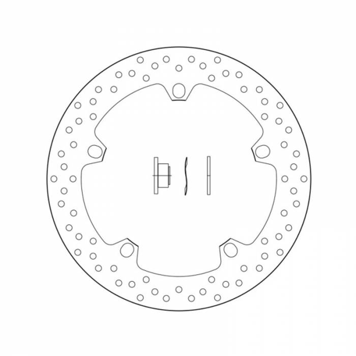 Disco freno delantero fijo Brembo BMW F 650 GS 800cc Disco freno delantero fijo Brembo BMW F 650 GS 800cc