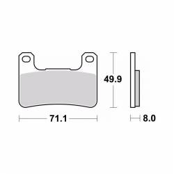 Pastillas Delanteras Brembo Kawasaki KLZ1100 Versys - SE