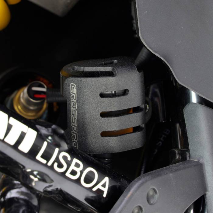 Protector deposito freno trasero negro Crosspro Ducati Desert X
