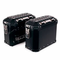 Maletas laterales UN1T Atlas 39+32L plata Aprilia Tuareg 660  matelas lateral