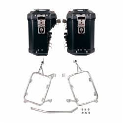 Maletas laterales UN1T Atlas 39+32L plata BMW R1250 GS y Adv