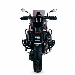 Maletas laterales UN1T Atlas 39+32L plata Ducati DesertX moto