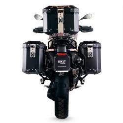 Maletas laterales UN1T Atlas 39+32L Harley-Davidson Pan America trasera