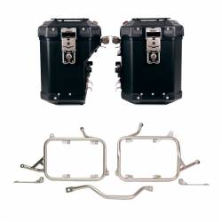 Maletas laterales UN1T Atlas 48+41L plata BMW R 1300 GS