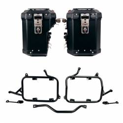 Maletas laterales UN1T Atlas 48+41L negro BMW R NineT Urban GS