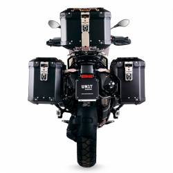 Maletas laterales UN1T Atlas 48+41L negro Ducati DesertX trasera