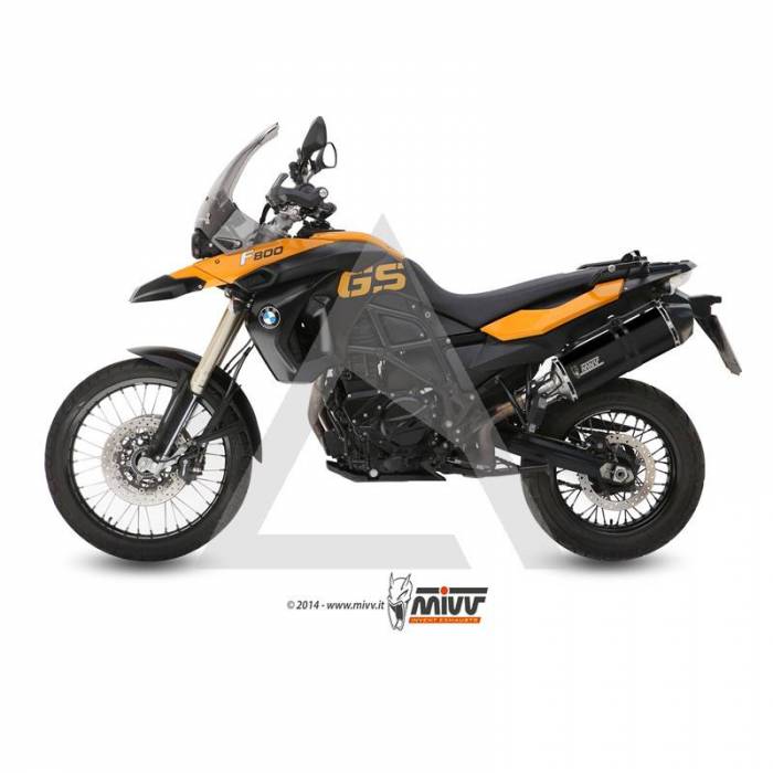 Escape MIVV Speed Edge Inox Nero BMW F 650 GS / F 800 GS