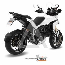 Escape MIVV Suono Black Inox Nero Ducati Multistrada 1200 10-14 trasera