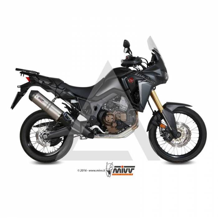 Escape MIVV Oval Titanio Honda CRF 1000L Africa Twin Escape MIVV Oval Titanio Honda CRF 1000L Africa Twin