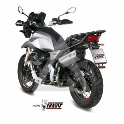 Escape MIVV Speed Edge Inox Moto Guzzi V85 TT trasera