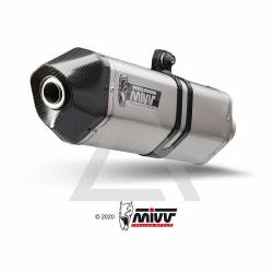 Escape MIVV Speed Edge Inox Moto Guzzi V85 TT detalle