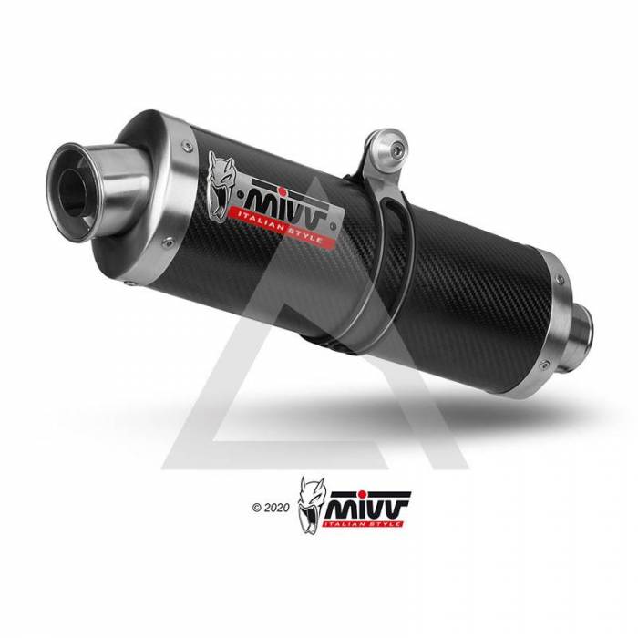 Escape MIVV Oval Carbono Suzuki DL V-Strom 1000 / XT 2002-13