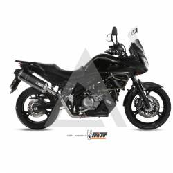 Escape MIVV Speed Edge Black Inox Nero Suzuki DL V-Strom 650 2012-16