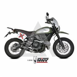 Escape MIVV Delta Race Black Inox Nero Ducati Scrambler 800