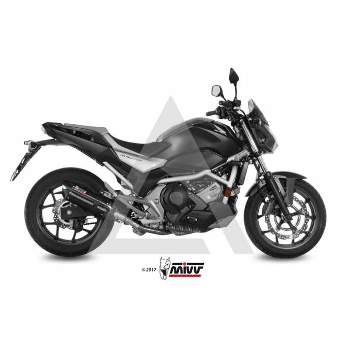 Escape MIVV Suono Inox Nero Honda NC 750 X - 2016-