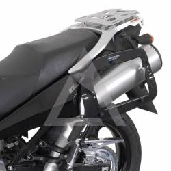 Maletas laterales TRAX ADV Negro 37/37 Suzuki DL1000 01-07 SW-Motech