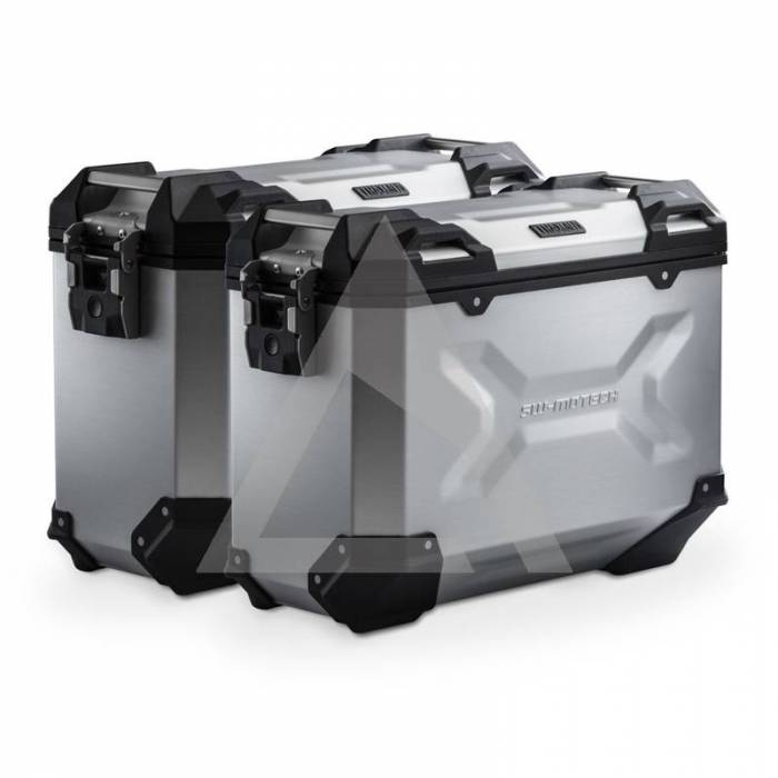 Maletas Laterales TRAX ADV Plata 37/37 Yamaha MT-09Tracer-GT -17 SW-Motech