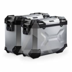 Maletas Laterales TRAX ADV Plata 37/37 Triumph Tiger 1200 -11 SW-Motech