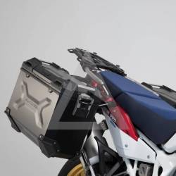 Maletas Laterales TRAX ADV Plata 45/37 Honda CRF1000L - ATAS -18 SW-Motech