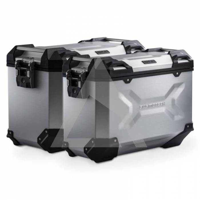 Maletas Laterales TRAX ADV Plata 45/37 Honda CRF1000L - ATAS -18 SW-Motech