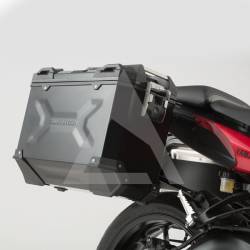 Kit Maletas Plateadas SW-Motech Yamaha Tracer 900 14-18 maleta lateral
