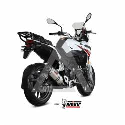 Escape MIVV Oval Inox Benelli TRK 251 lado