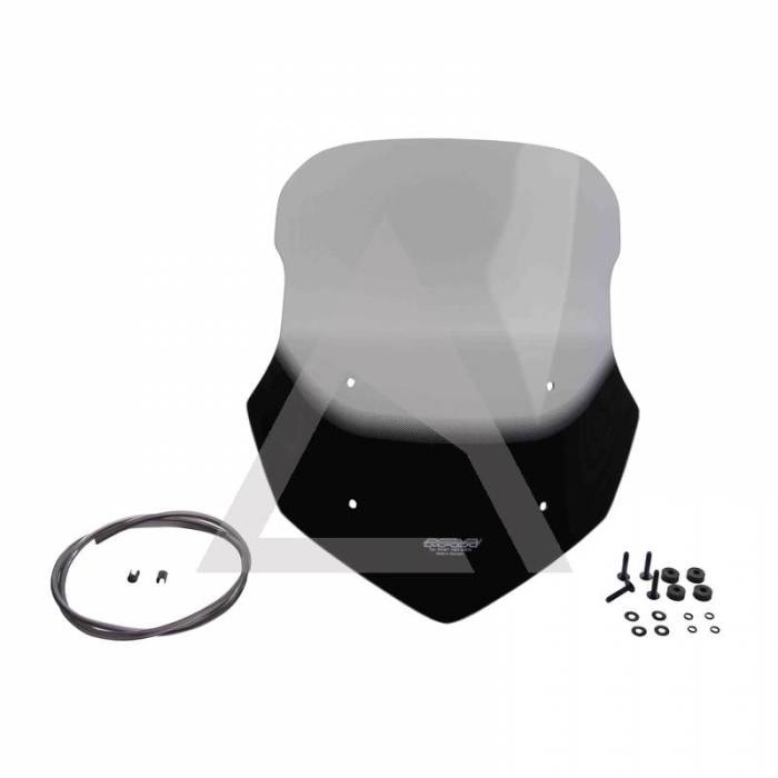 Pantalla MRA Touring Honda NC 750X 16-20 ahumada detalle
