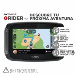 GPS Moto TomTom Rider 550 World Premium Pack detalles